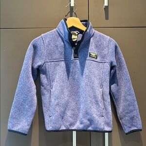 L.L. Bean Kids Purple Fleece Jacket